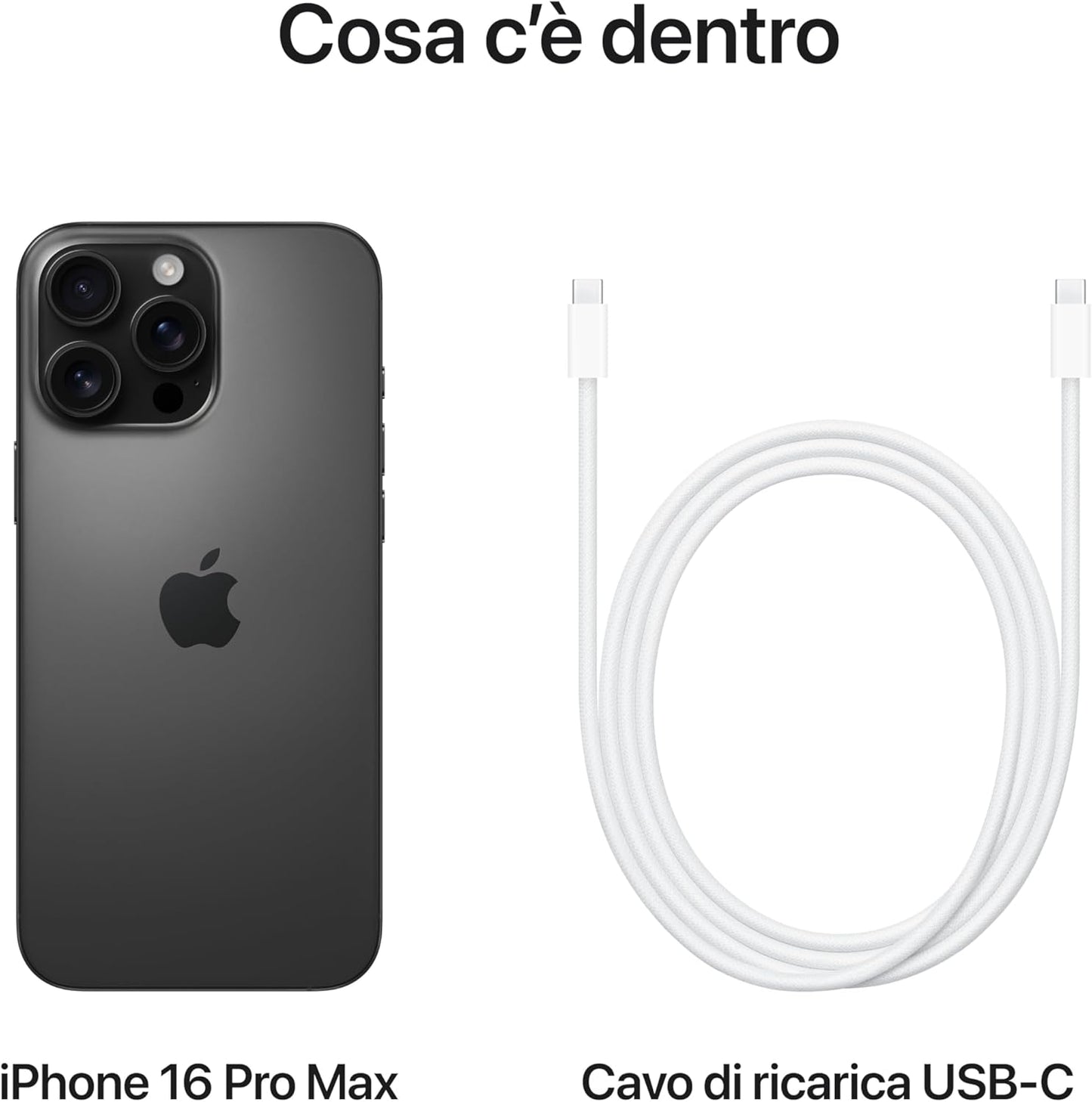 Apple iPhone 16 Pro Max 256 GB: Telefono 5G con Controllo fotocamera, Dolby Vision 4K a 120 fps