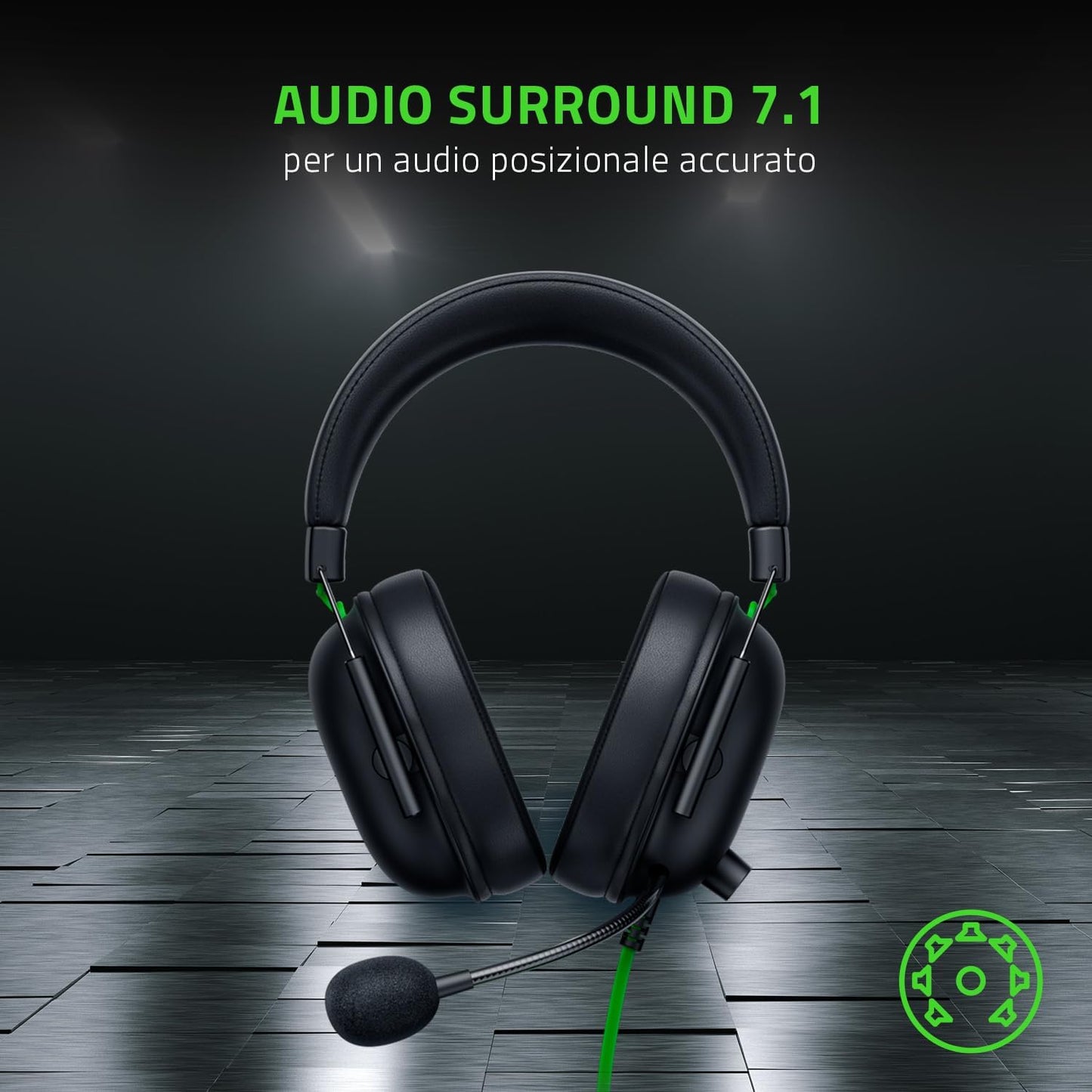 Razer BlackShark V2 X - Cuffie da Gioco Esports Cablate Multipiattaforma