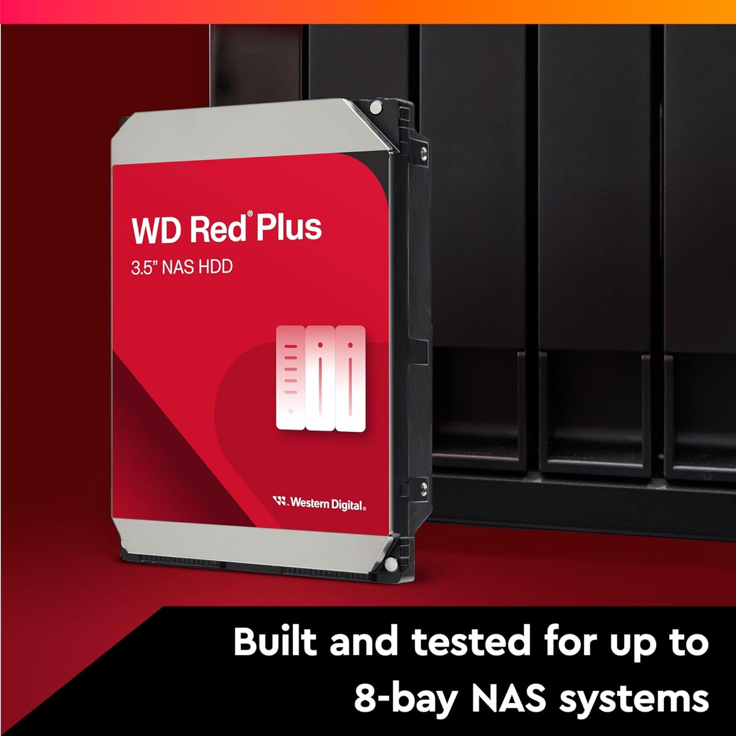 HD WD RED PLUS WD20EFPX 2TB SATA3 64MB per NAS EU
