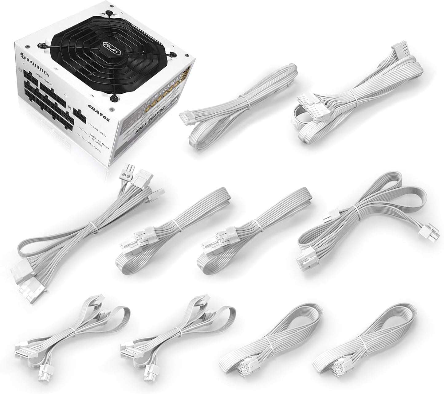 RAIJINTEK ALIM. CRATOS 850 WHITE F.MODULARE ATX 3.1 80+ GOLD