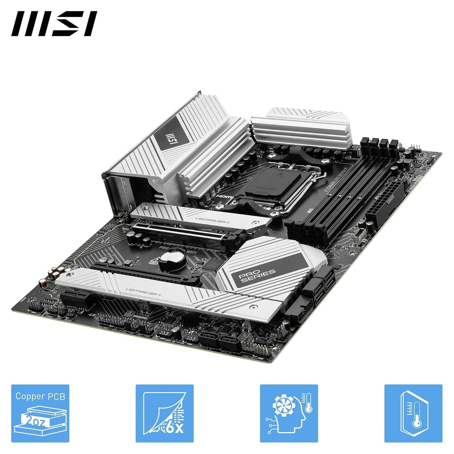 Scheda madre MSI PRO B650-A WIFI ATX AM5 - Memory Boost DDR5 7600+MHz