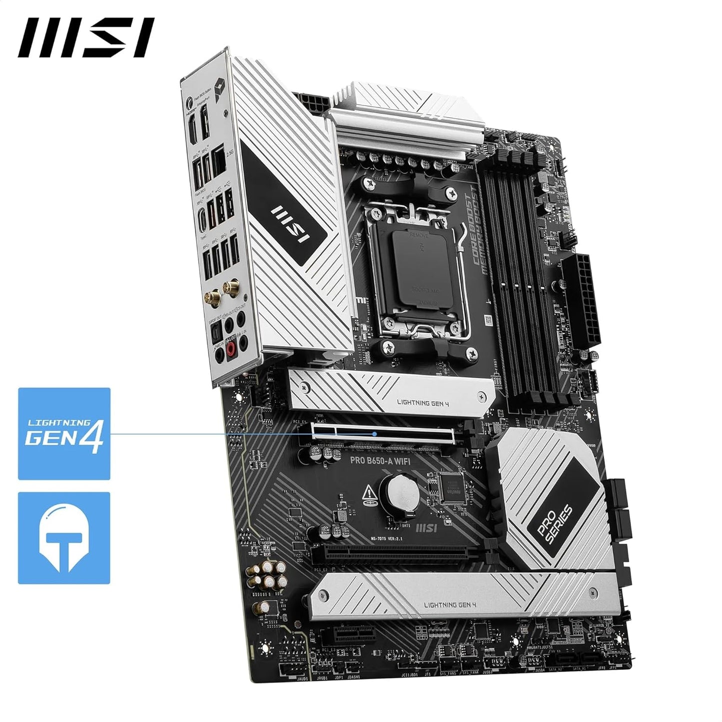 Scheda madre MSI PRO B650-A WIFI ATX AM5 - Memory Boost DDR5 7600+MHz