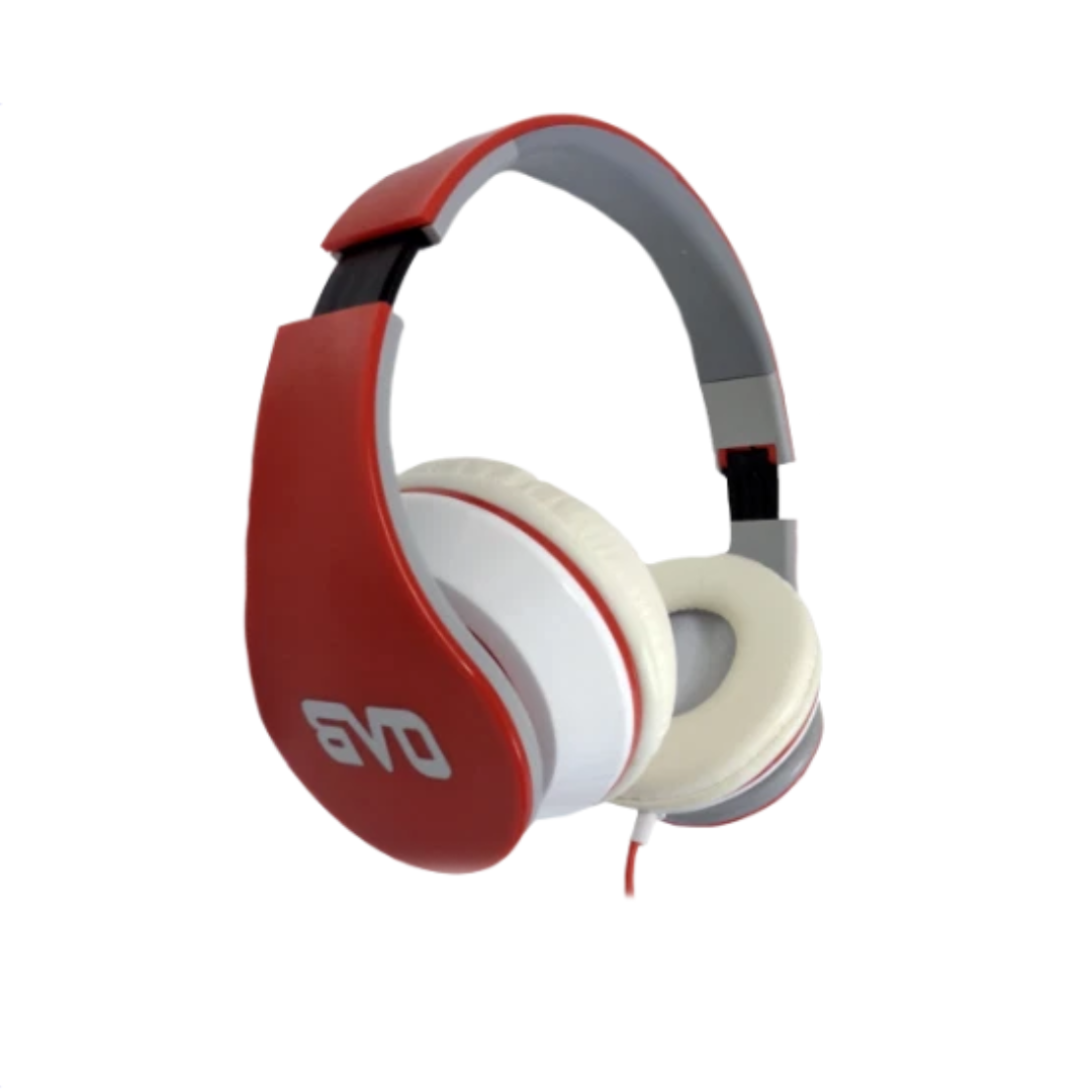 Cuffie con microfono OVBOOST Iphone Smartphone Tablet Rosse HPOV01 tasto risposta