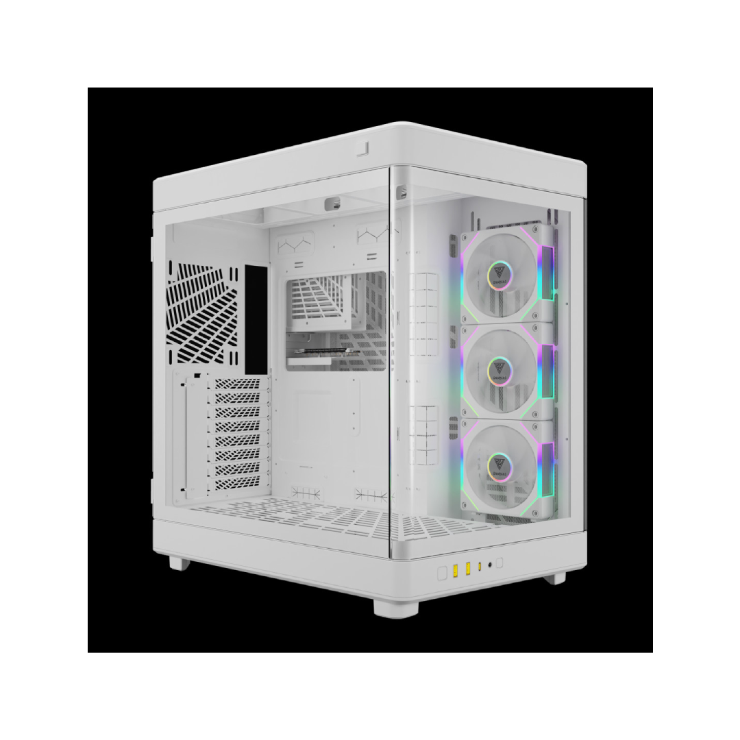 GAMDIAS CASE FULL TOWER NESO P1 PRO WW 2*TG 3xAEOLUS P2 DISPLAY (ORIZ&VERT)