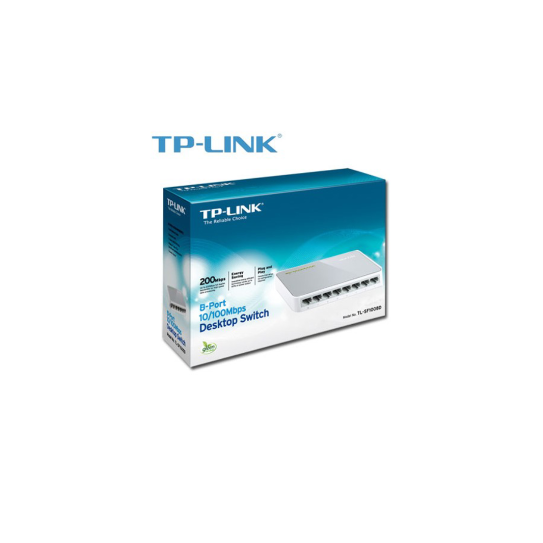 TP-LINK 8 PORTE 10/100 MINI SWITCH TL-SF1008D