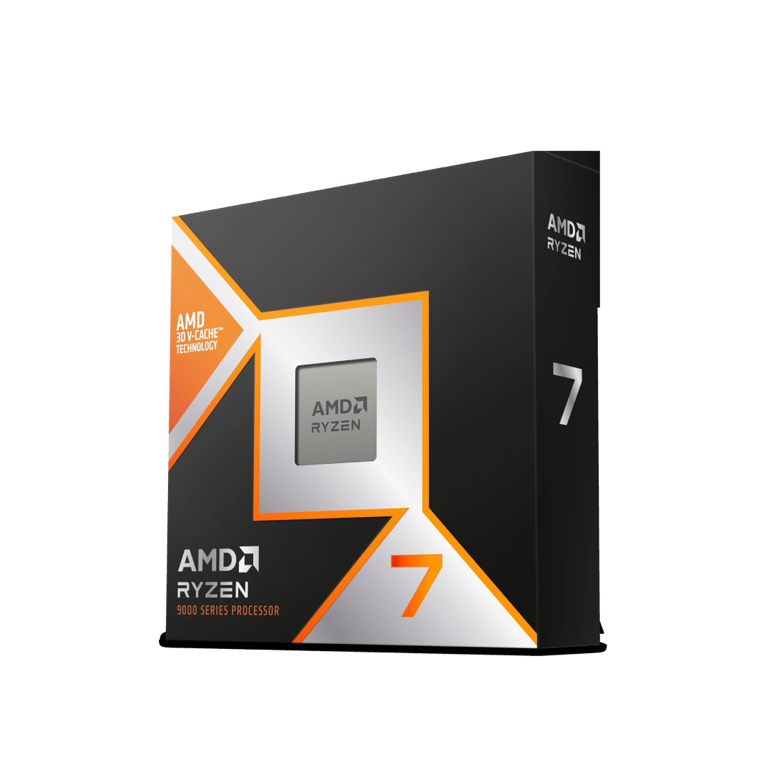 CPU AMD RYZEN 7 9800X3D BOX AM5 senza ventola TDP 120W, Fino a 5.2 GHz di Frequenza Boost
