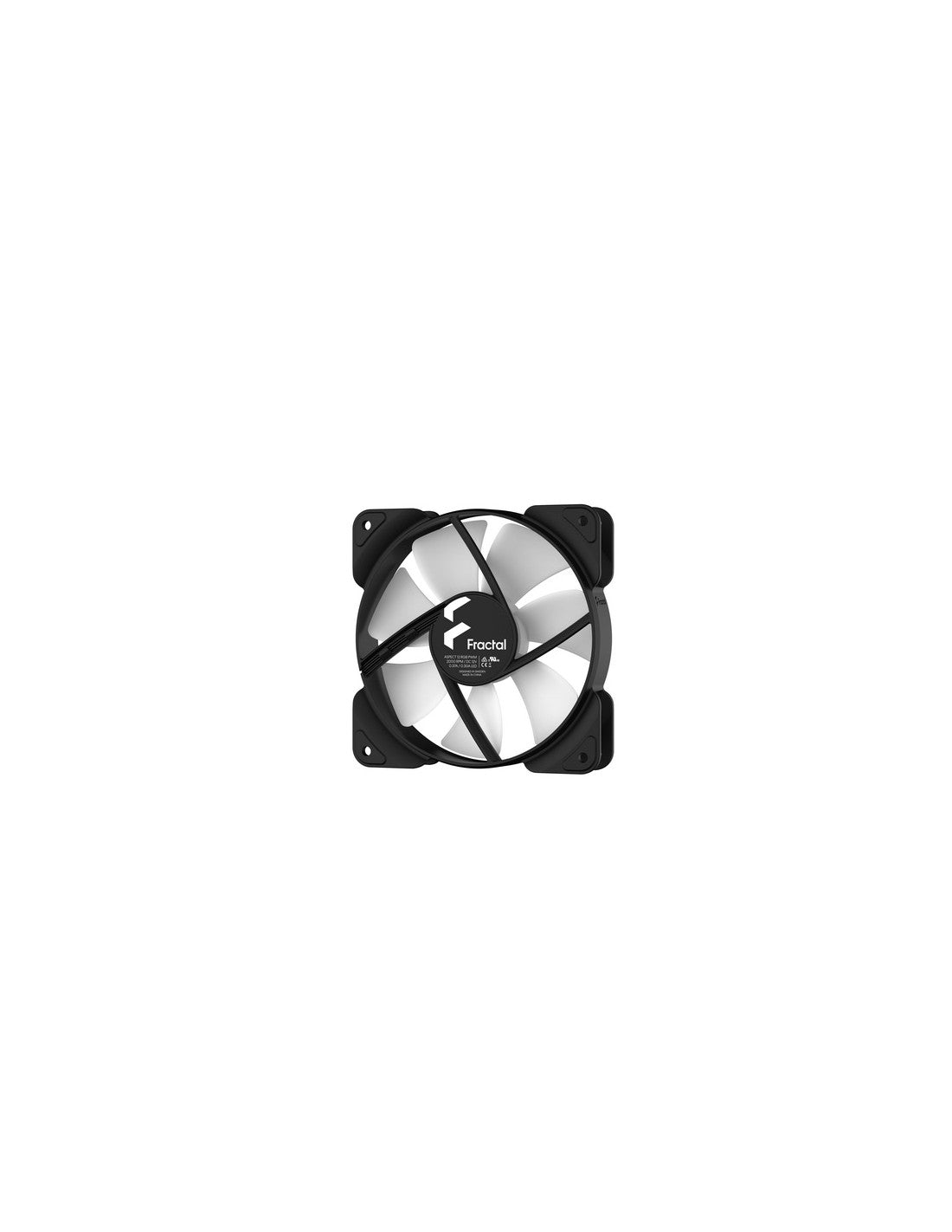 FRACTAL VENTOLINA CASE ASPECT 12 RGB PWM BLACK FRAME 3-PACK