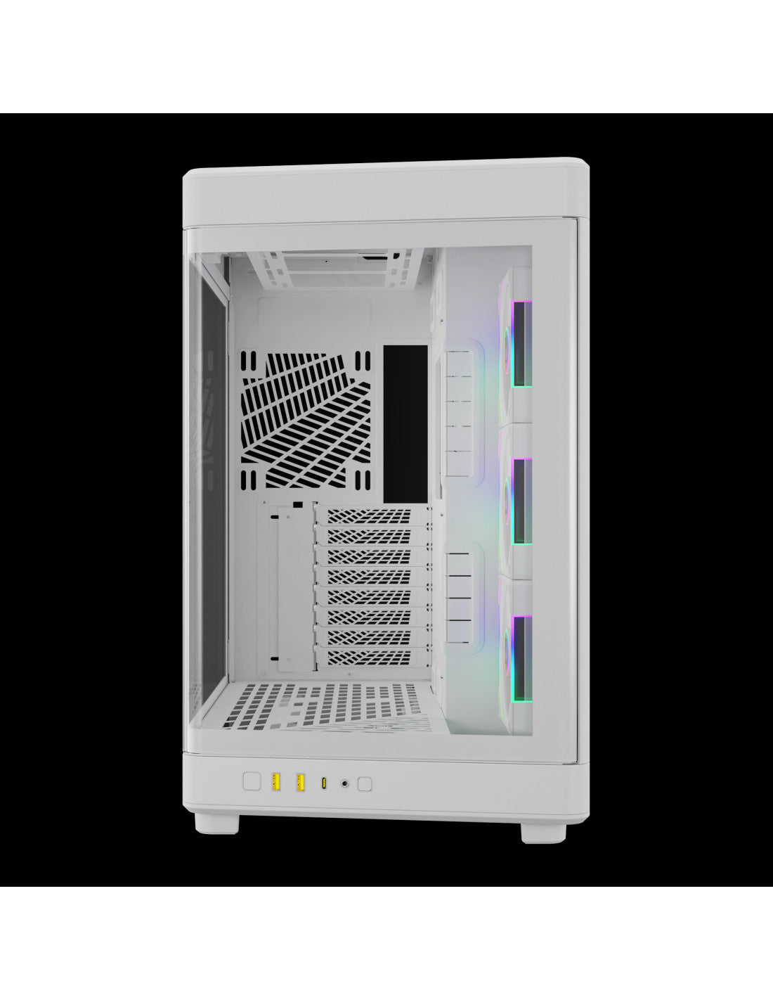 GAMDIAS CASE FULL TOWER NESO P1 PRO WW 2*TG 3xAEOLUS P2 DISPLAY (ORIZ&VERT)
