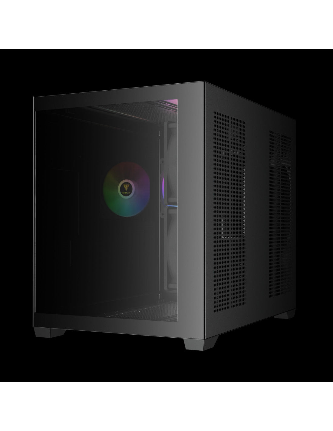 GAMDIAS CASE MICRO TOWER AURA GC10M ARGB 2*TG 3x120mm ARGB FILTRO MAGNETICO