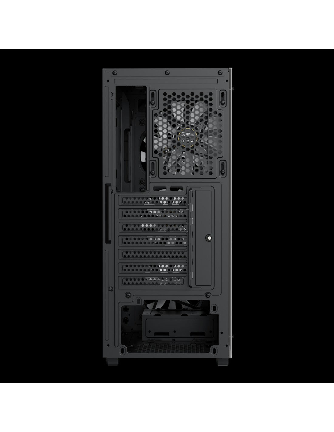 GAMDIAS CASE MID TOWER AURA GC1 ELITE NERO 4*120mm ARGB FAN TG MESH