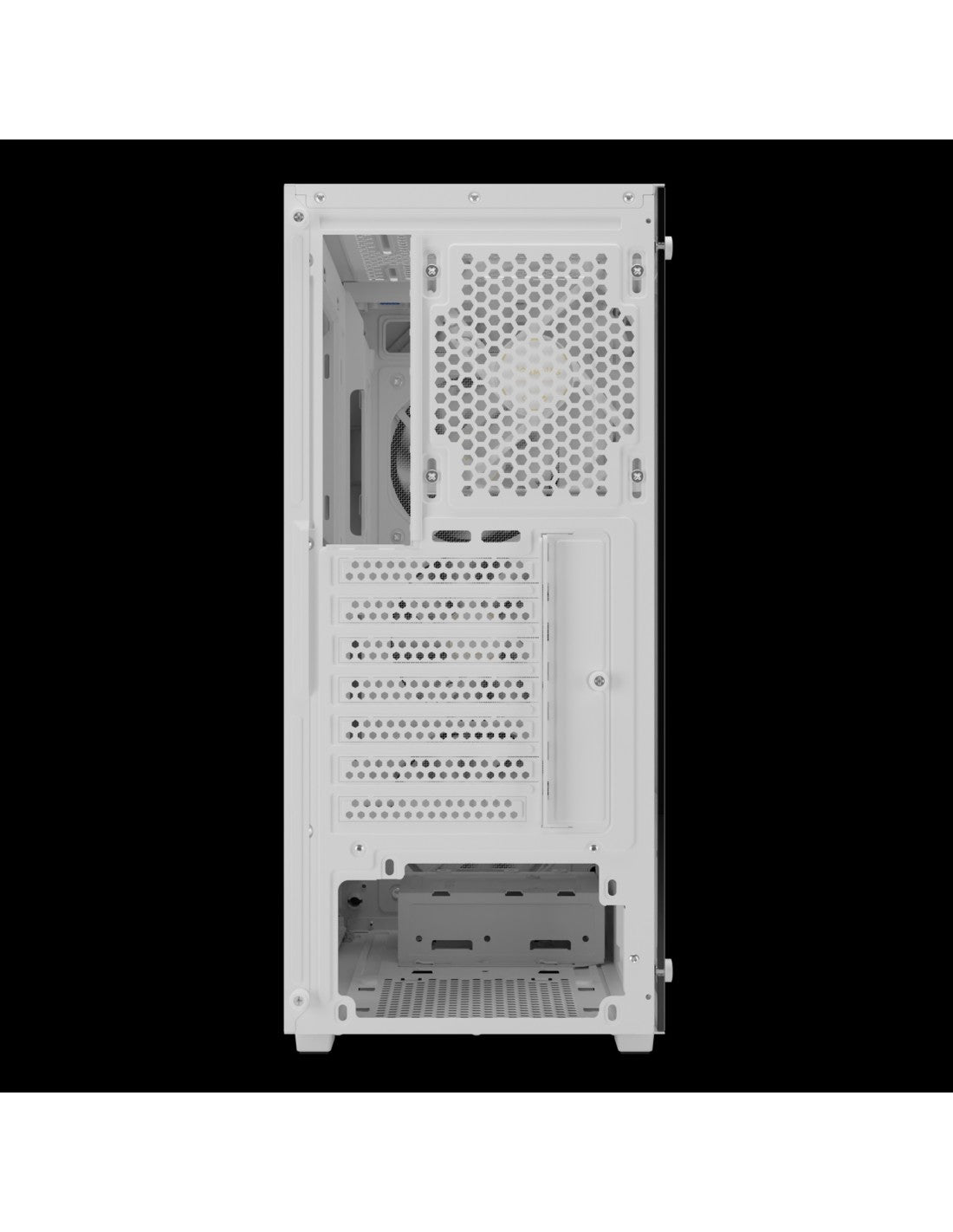 GAMDIAS CASE MID TOWER AURA GC1 ELITE WHITE 4*120mm ARGB FAN TG MESH