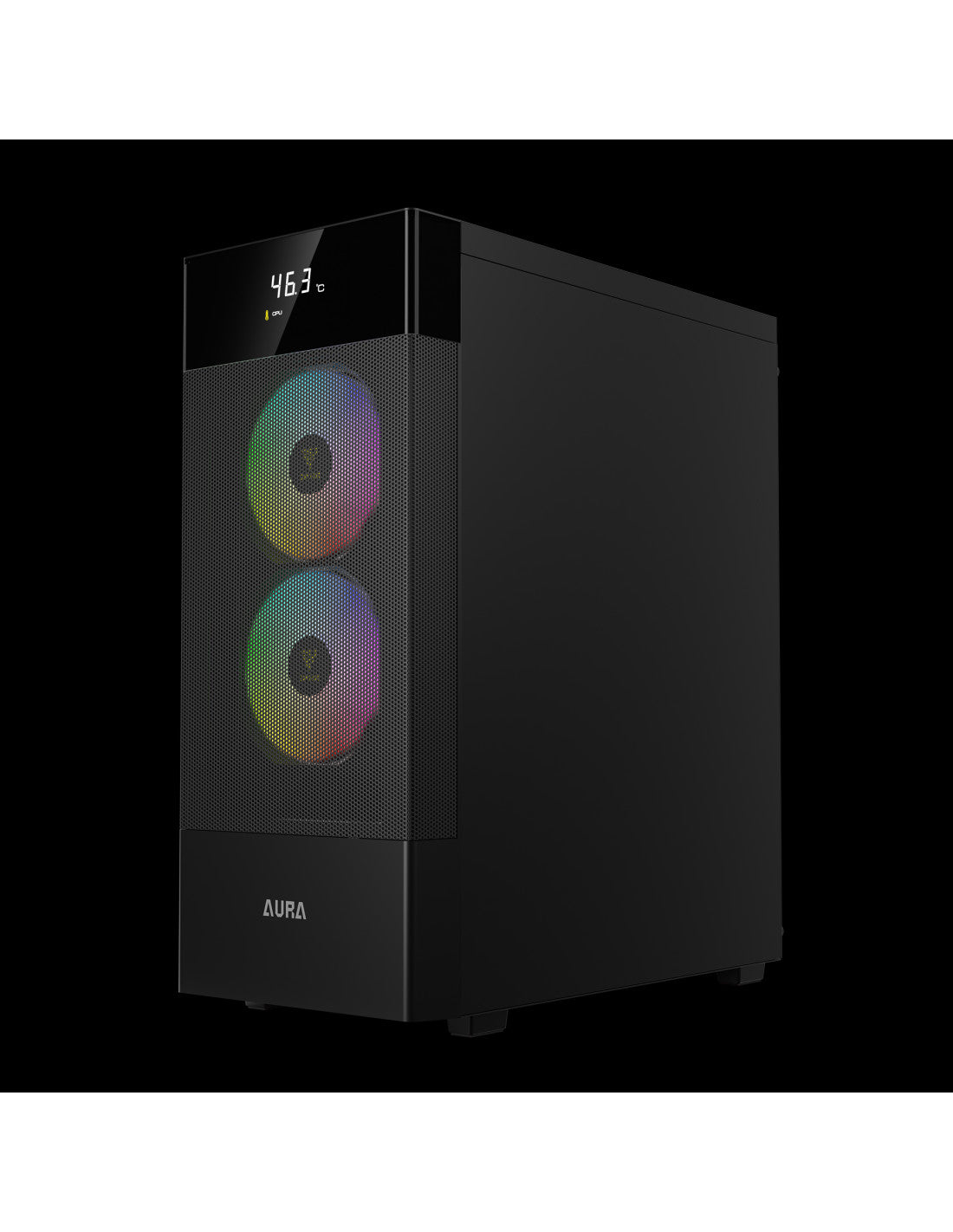GAMDIAS CASE MID TOWER AURA GC5 ELITE ARGB TG 3x120mm ARGB MESH DIGITAL DIS