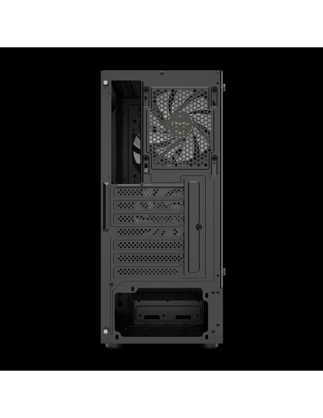 GAMDIAS CASE MID TOWER AURA GC7 ARGB TG 3x120mm FAN ARGB FILTRO MAGNETICO M