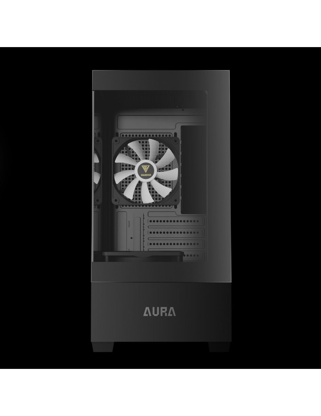 GAMDIAS CASE MID TOWER AURA GC9M ARGB 2xTG 3x120mm ARGB FILTRO MAGNETICO