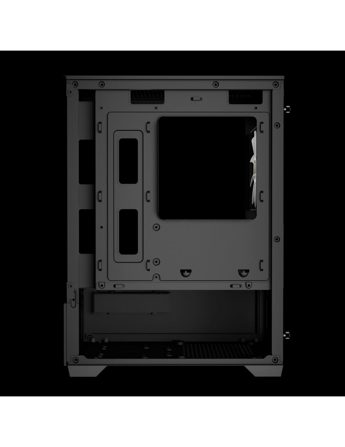 GAMDIAS CASE MID TOWER AURA GC9M ARGB 2xTG 3x120mm ARGB FILTRO MAGNETICO