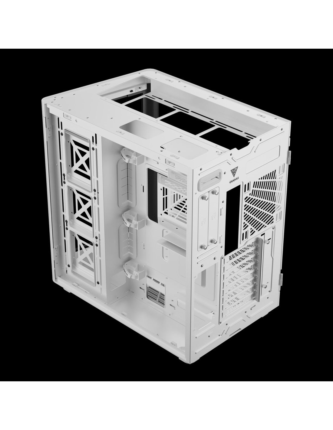GAMDIAS CASE TOWER NESO P1 W BIANCO 2*TG 5V ARGB MB (x RTX4090..)