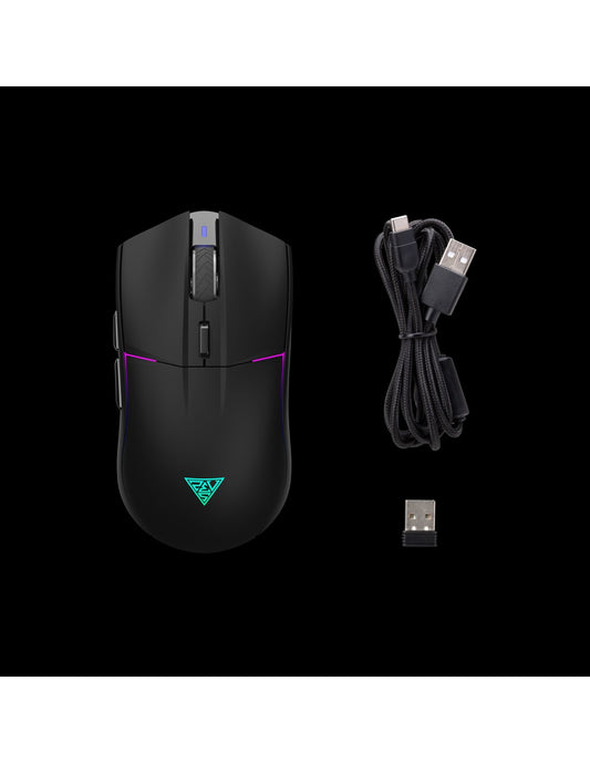 GAMDIAS MOUSE GAMING HADES M3 LUCI RGB WIRED+2.4G+BT 10,000 DPI