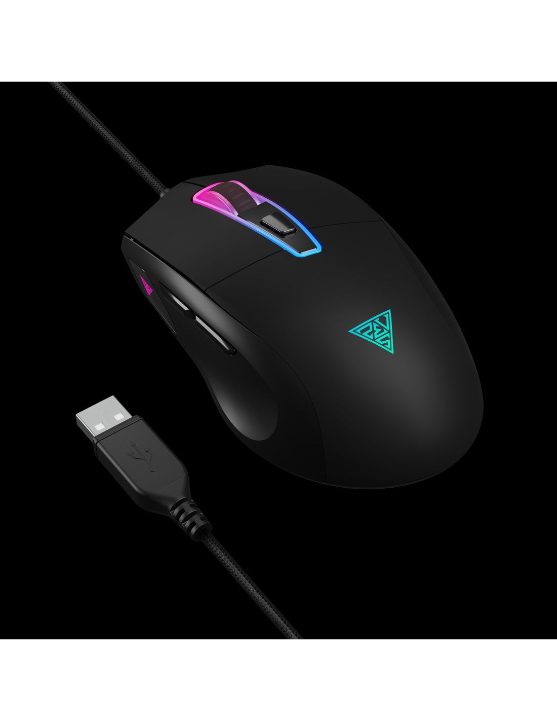 GAMDIAS MOUSE GAMING ZEUSM5 LUCI RGB 12800 DPI