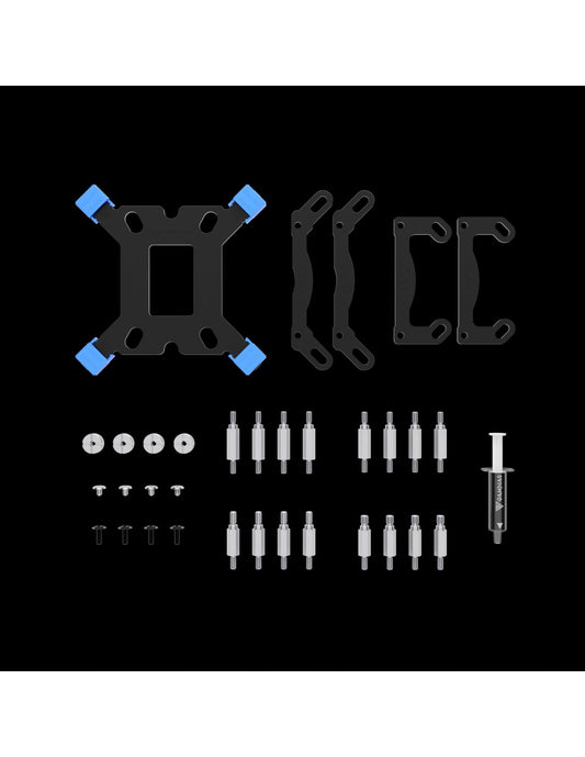 GAMDIAS RAFF.LIQUIDO AURA GL120 V2 1xFAN ARGB