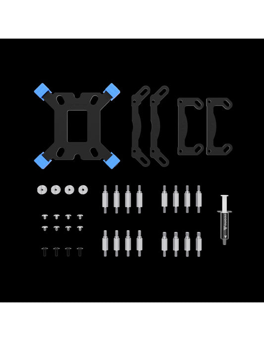 GAMDIAS RAFF.LIQUIDO AURA GL240 V2 WHITE 2xFAN ARGB