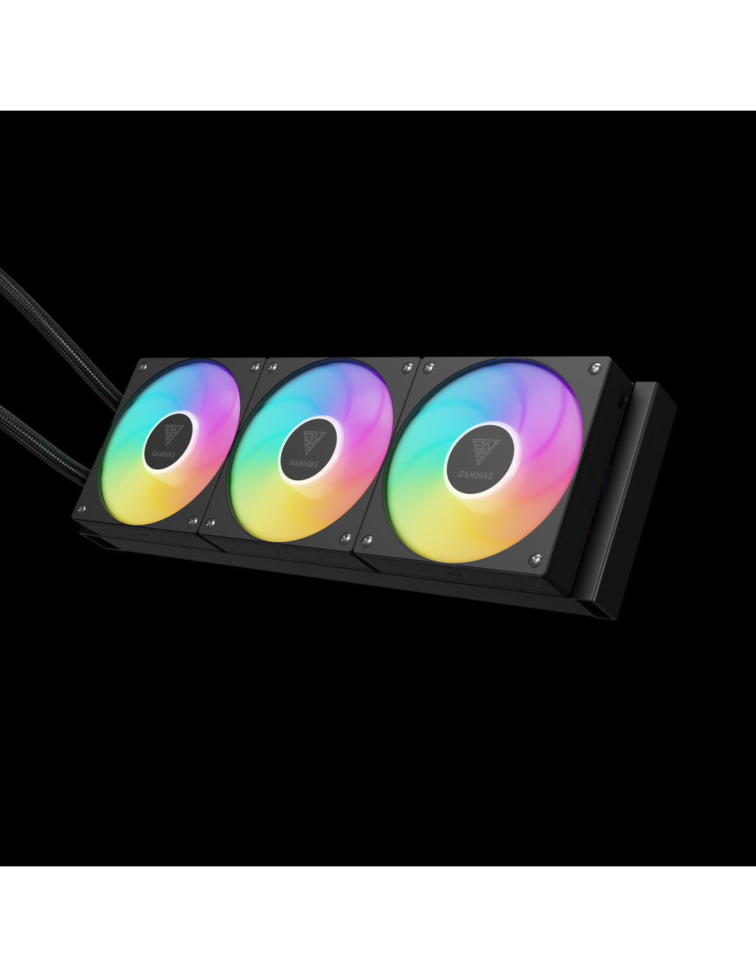 GAMDIAS RAFF.LIQUIDO CHIONE P5-360 3xFAN ARGB 3.4'' LCD 480*480 DISPLAY