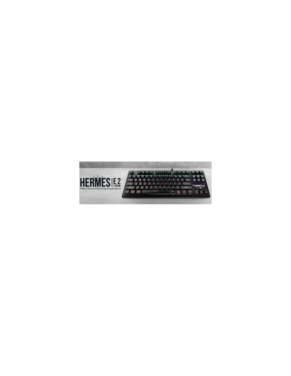 GAMDIAS TASTIERA HERMES E2 US MECCANICA RETROILL. 7 COLORI - PS4