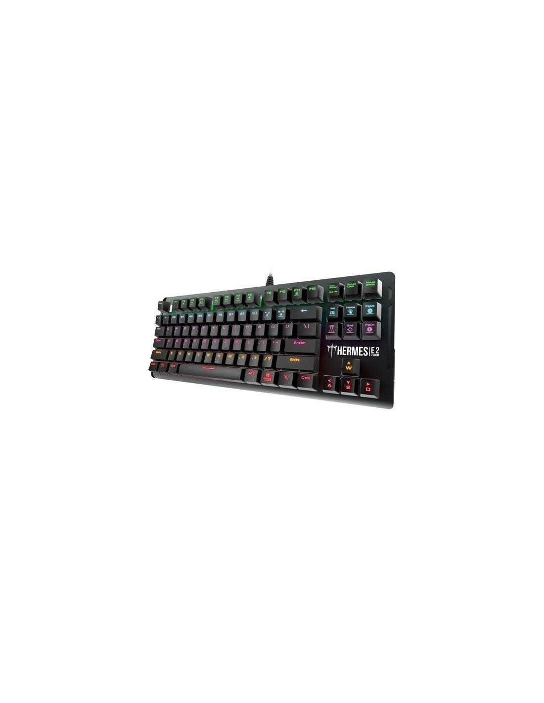 GAMDIAS TASTIERA HERMES E2 US MECCANICA RETROILL. 7 COLORI - PS4