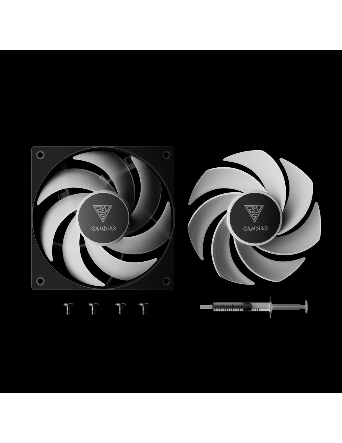 GAMDIAS VEN CASE NOTUS M1-1201 ARGB PALE INTERCAMBIABILI (INVERTITE INCLUSE