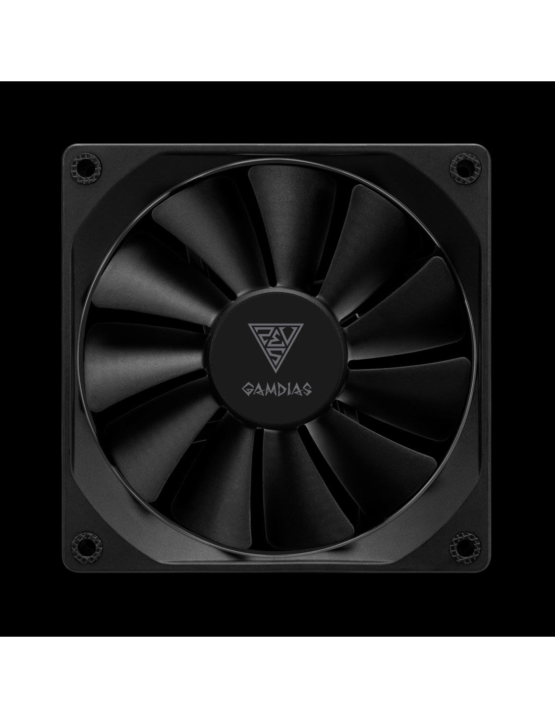 GAMDIAS VENTOLA CASE KIT AEOLUS M3-1204R 4x ARGB PWM FAN 120mm CENTRALINA+T