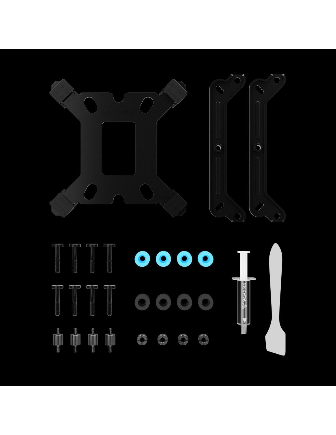GAMDIAS VENTOLA CPU BOREAS E2-410 PWM FAN UNIV.SOCKET KIT