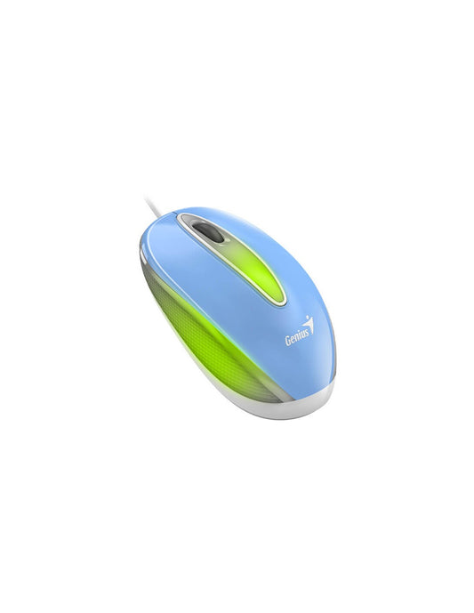 GENIUS MOUSE USB DX-MINI FLASHING LED BLUE