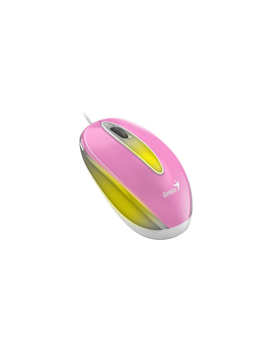 GENIUS MOUSE USB DX-MINI FLASHING LED PINK