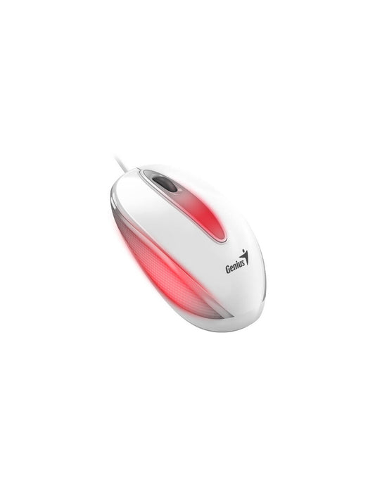 GENIUS MOUSE USB DX-MINI FLASHING LED WHITE