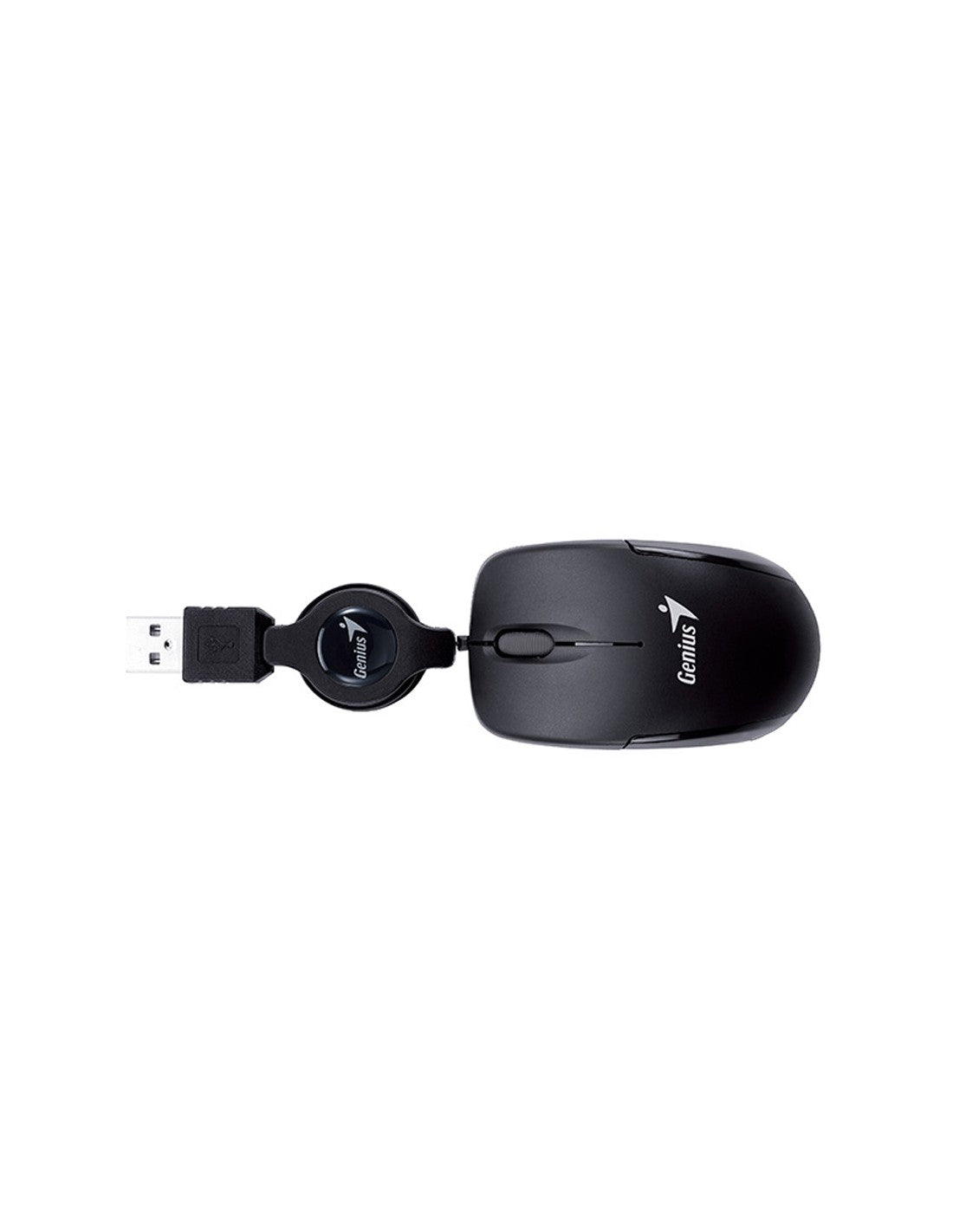 GENIUS MOUSE USB MICRO TRAVELER V2 FILO RETRATTILE BLACK