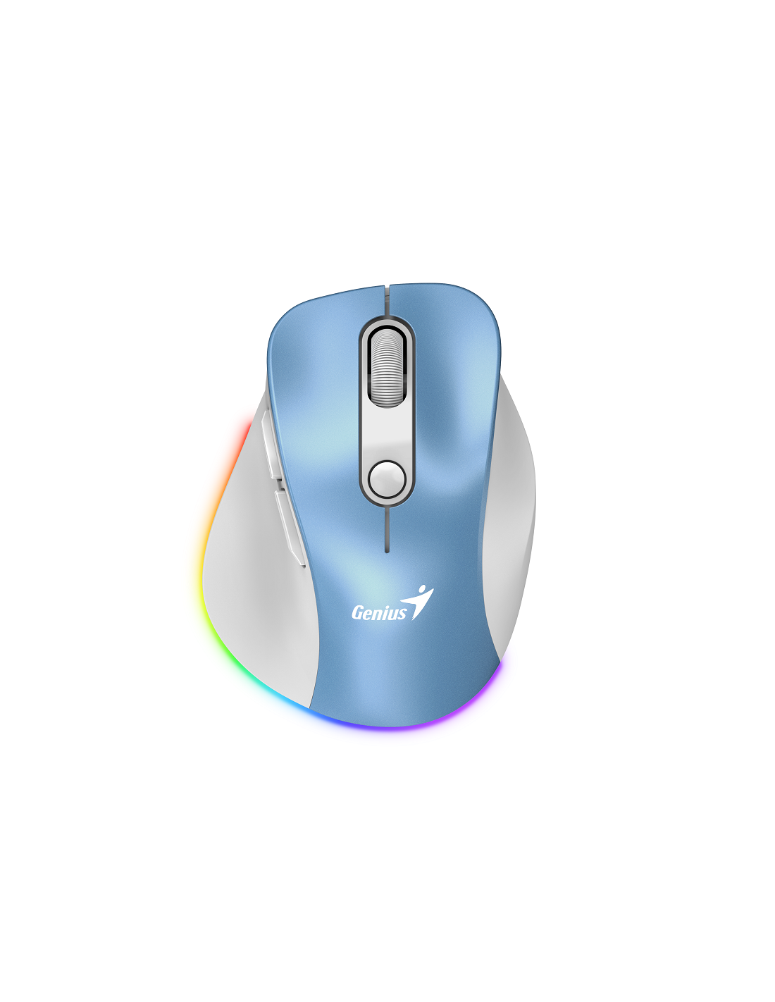 GENIUS MOUSE WIR. ERGO 9000S PRO MINI RGB BT DUO WIRELESS (BT +2.4Ghz) LIGH