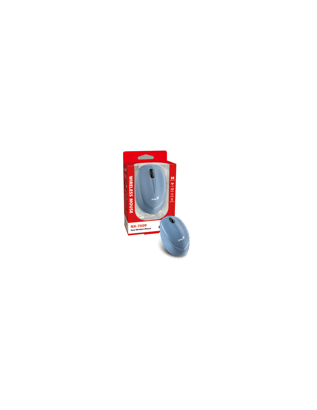 GENIUS MOUSE WIR. NX-7009 BLUE (batteria 1xAA)