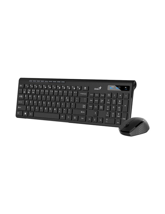 GENIUS TASTIERA + MOUSE WIR. SLIMSTAR 8230 D.MODE (BT + 2.4gHZ) BLACK IT