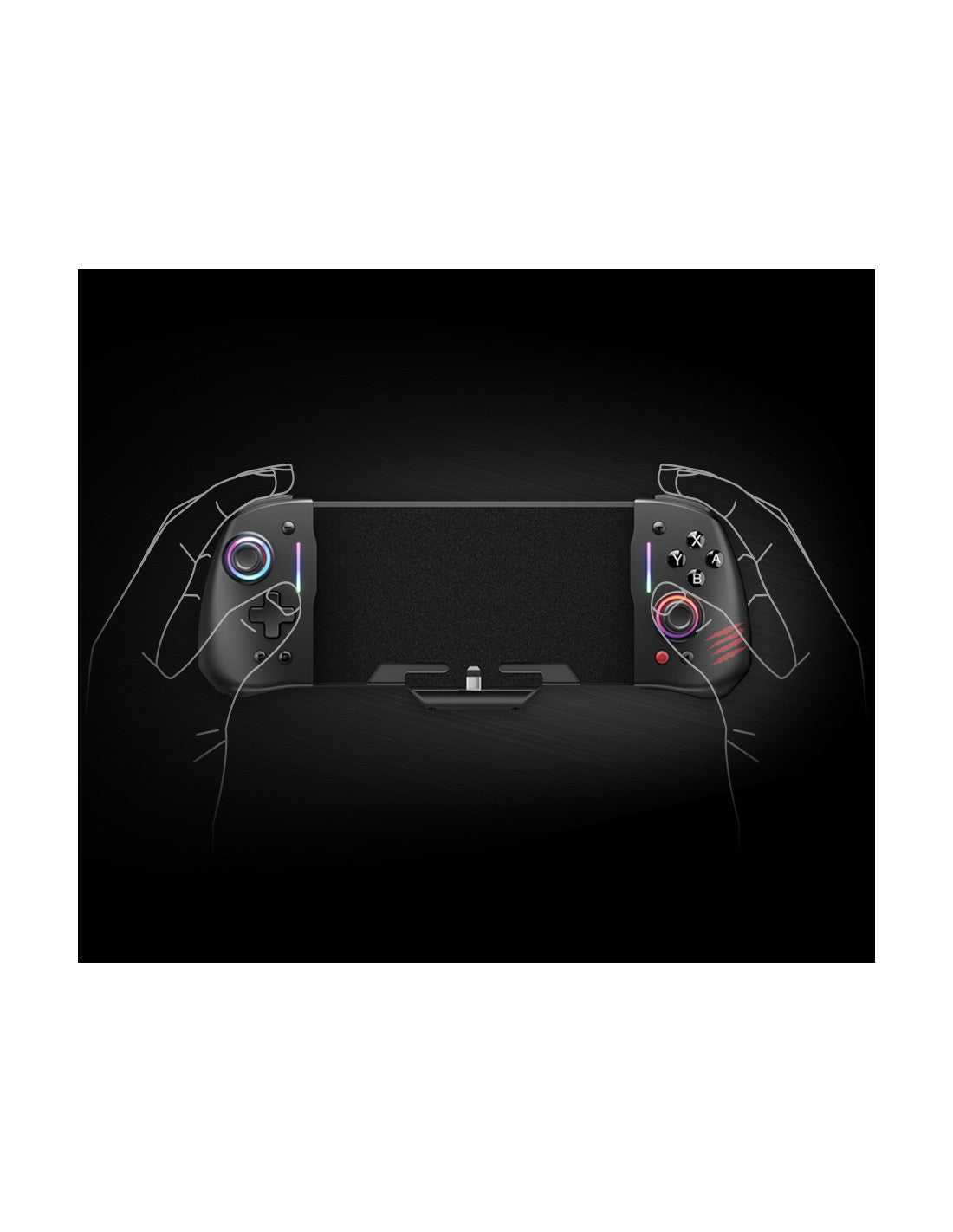 MAD CATZ CAT 12 GAME CTRL RGB per SWITCH e SWITCH OLED GIROSCOPIO PRG