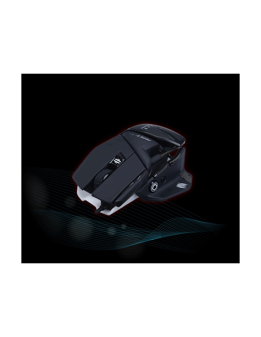 MAD CATZ GAMING MOUSE R.A.T. 4+ BLACK OTTICO 7.2K DPI 7xPUL PRG