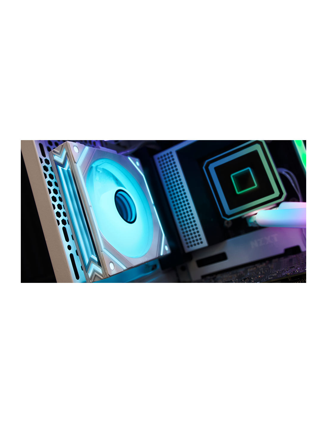 MARS GAMING MF-LINKFINITYKIT, PWM MODULAR ARGB FAN KIT, ARGB CONTROLLER, WH