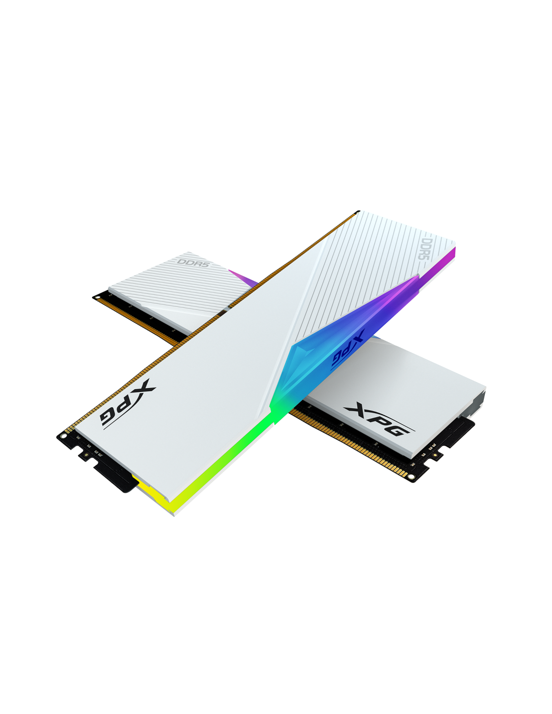 MEM DDR5 ADATA XPG LANCER RGB 32GB KIT (2x16GB) 6400MHz WHITE