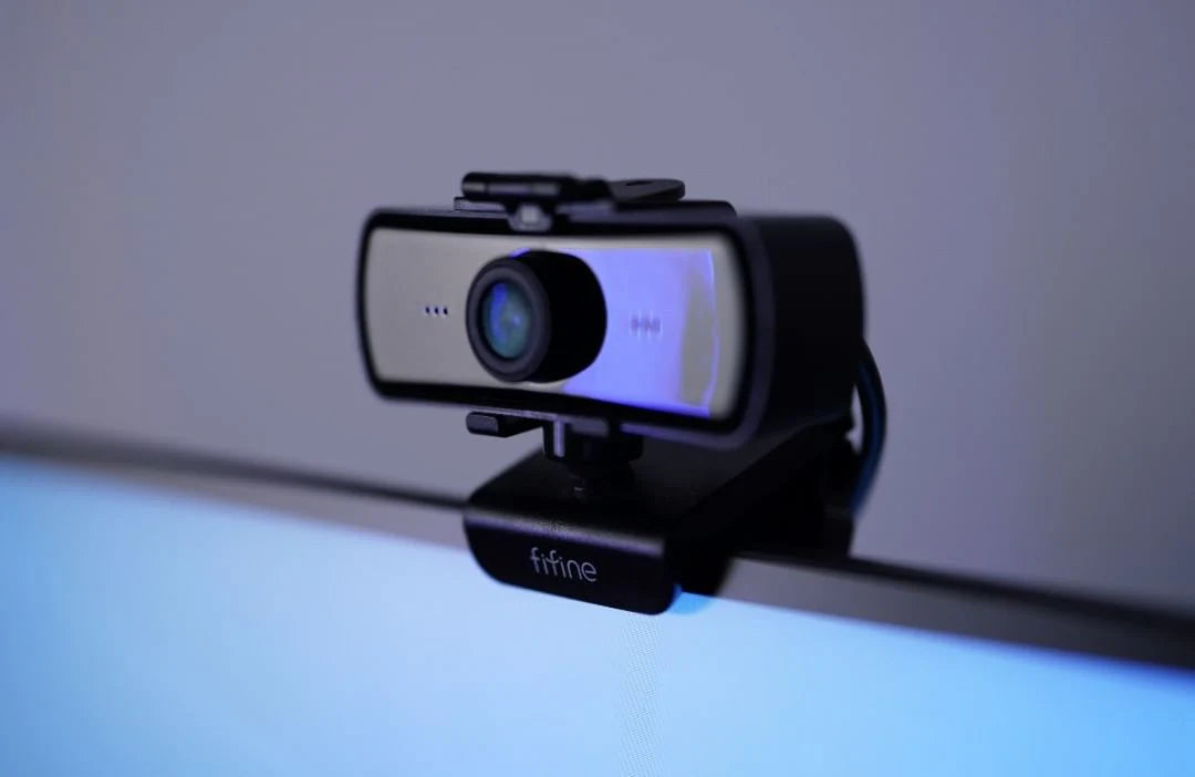 Webcam per computer FIFINE K420 2K streaming OBS e riunioni Zoom su PC/laptop