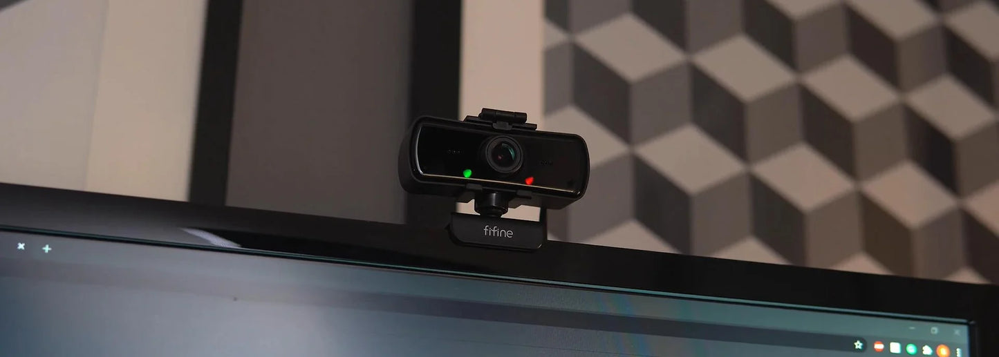 Webcam per computer FIFINE K420 2K streaming OBS e riunioni Zoom su PC/laptop