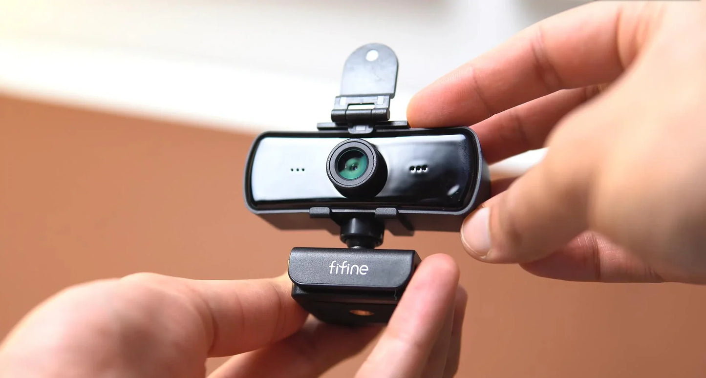Webcam per computer FIFINE K420 2K streaming OBS e riunioni Zoom su PC/laptop