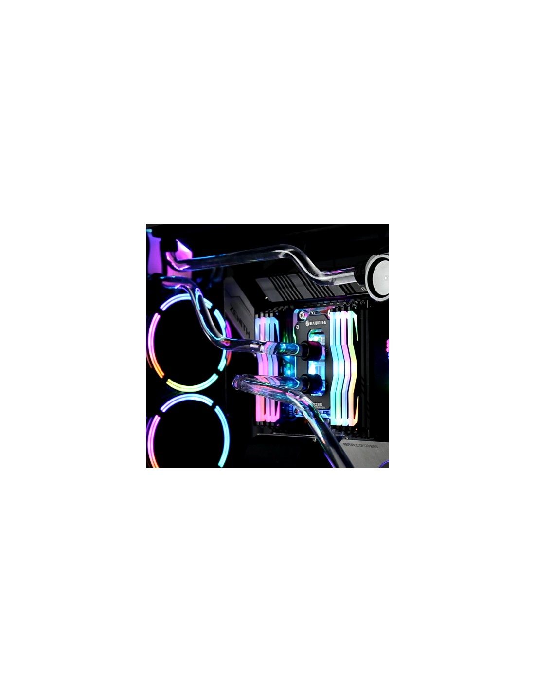 RAIJINTEK BLOCCO ACQUA CWB-TR4 RBW 5V ARGB G1/4 per CPU AMD TR4