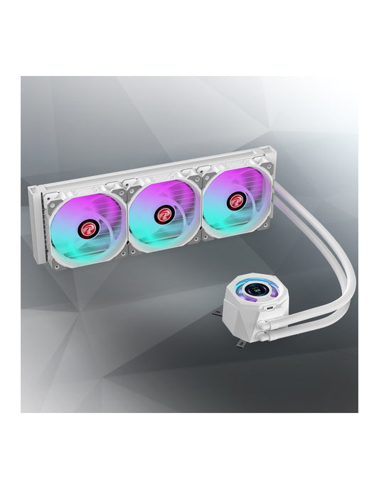 RAIJINTEK RAFF CPU LIQUIDO CYCLOPS 360 WHITE ARGB PWN LCD TFT 1.4 0R10B0022