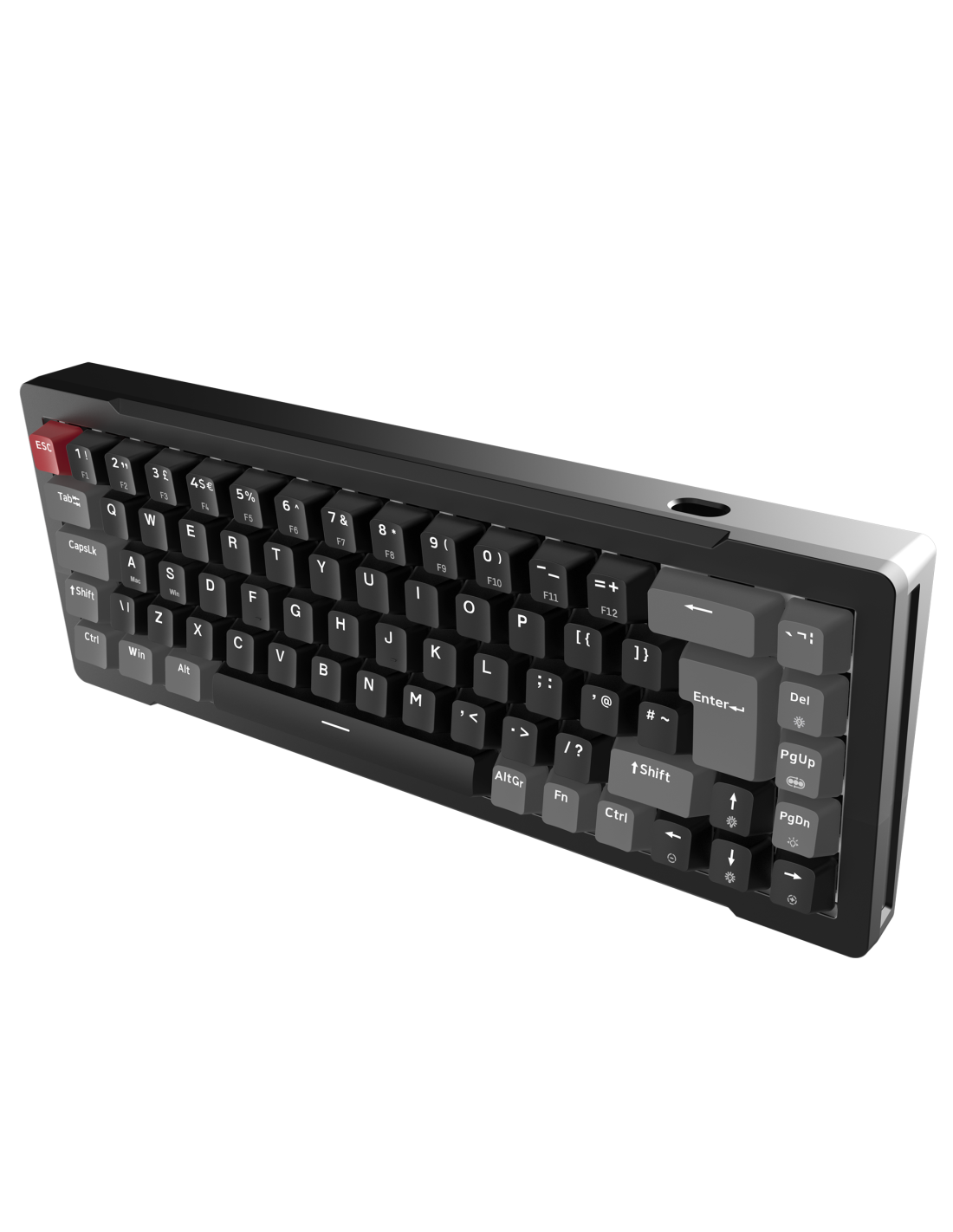 RAIJINTEK TASTIERA GAMING MGA-68 BLACK ALLUMINIO ARGB MAGNETIC SWITCH