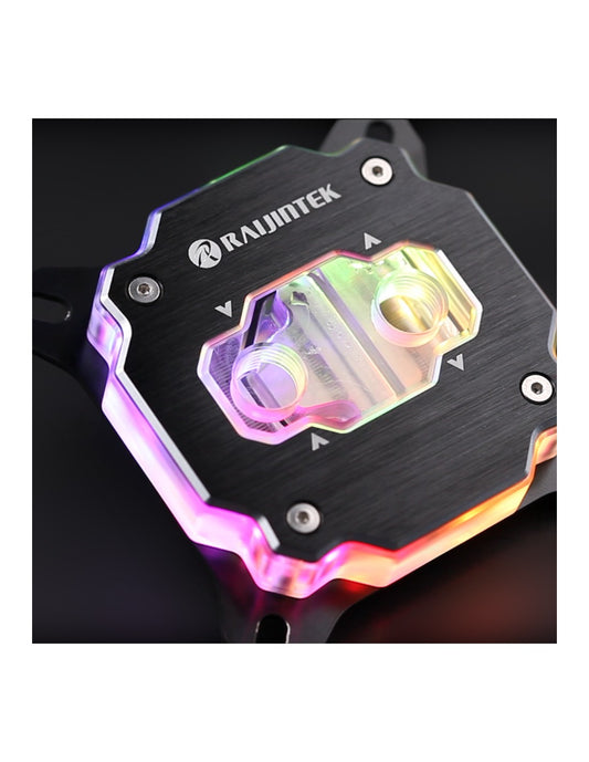 RAIJINTEK WATER BLOCK FORKIS PRO RBW 5V ARGB G1/4'' per INTEL & AMD