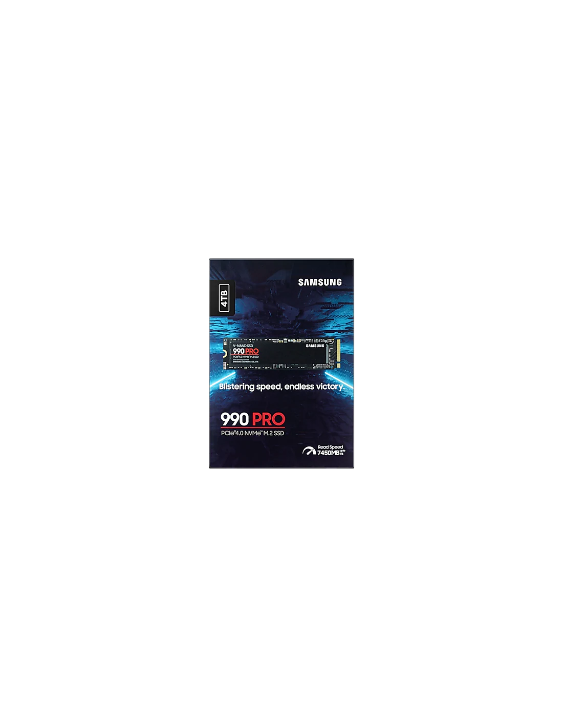 SAMSUNG SSD 990 PRO 4TB MZ-V9P4T0BW PCIe 4x4 NVME R/W 7450/6900 (SIAE)