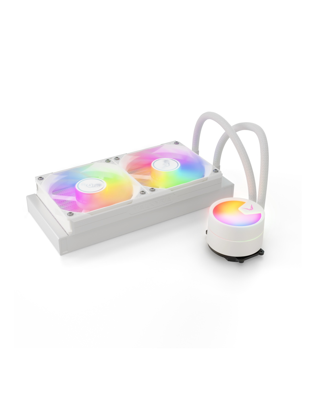 VALKYRIE RAFF. CPU LIQUIDO A240 ARGB WHITE VK-AIOA240W